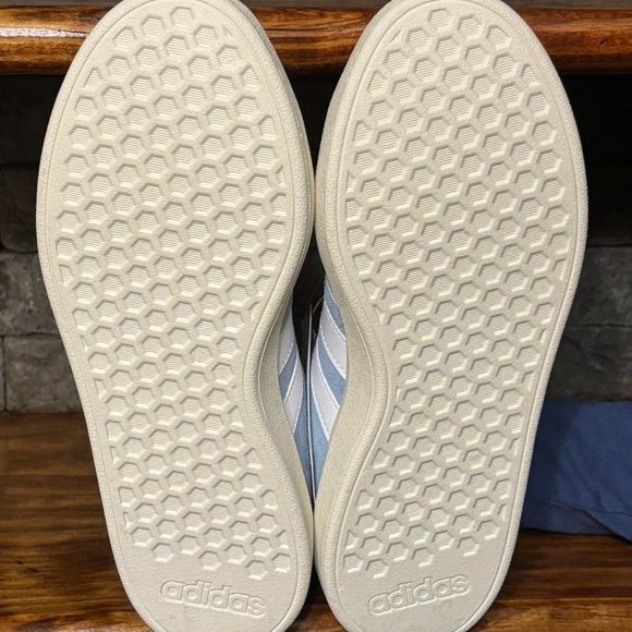 Adidas Light Blue and White Grand Court Base 00s Sneakers - Picture 5 of 5